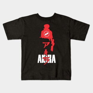 Akira Silhuette Black Shirt Kids T-Shirt